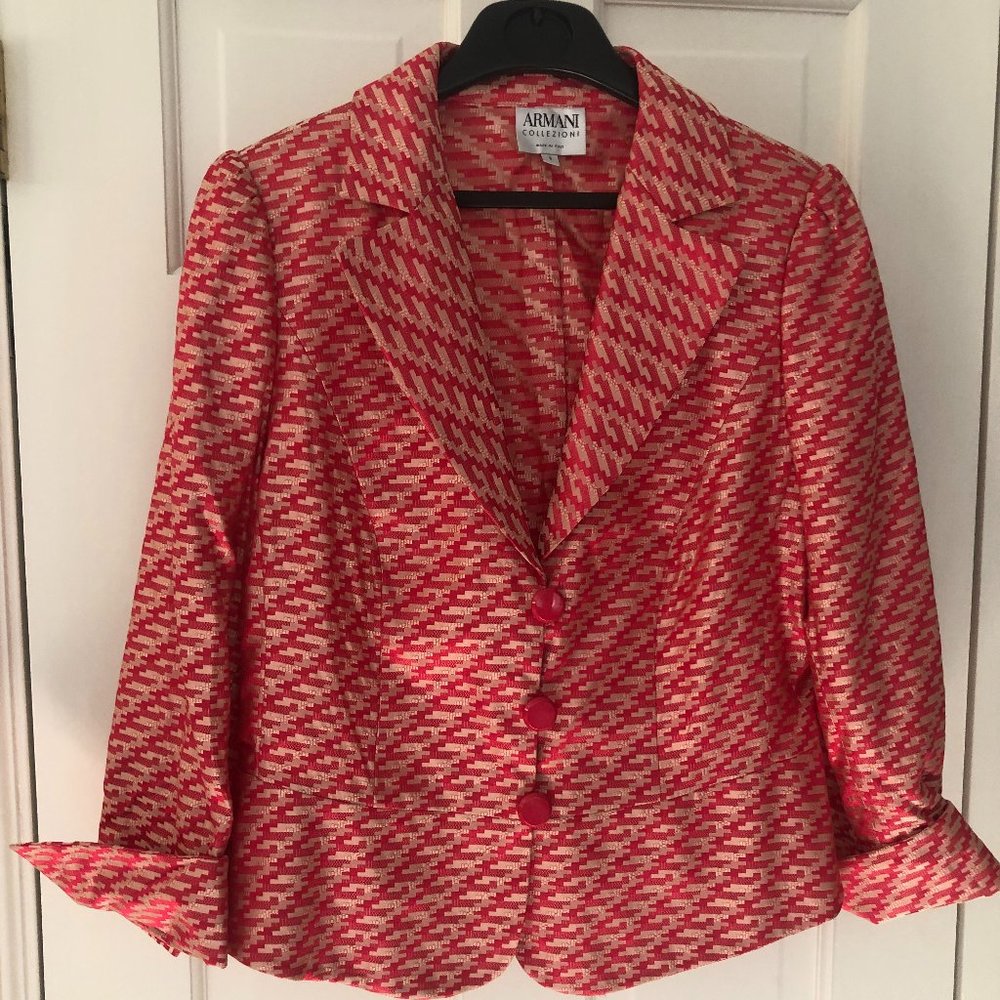 Red Armani Jacket